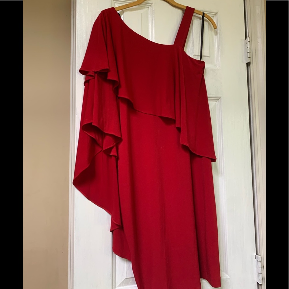 London Times cute sexy red dress